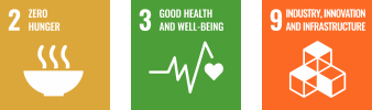 GOAL 2: Zero Hunger,GOAL 3: Good Health and Well-being,GOAL 9: Industry, Innovation and Infrastructure