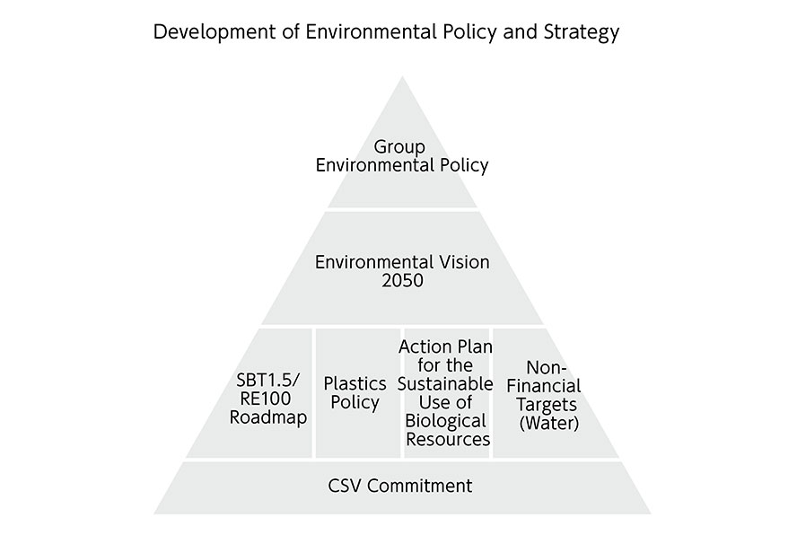 Development of Environmental Policy and Strategy