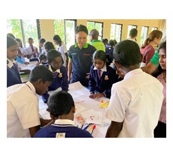 キリン ネイチャースクールinスリランカの様子